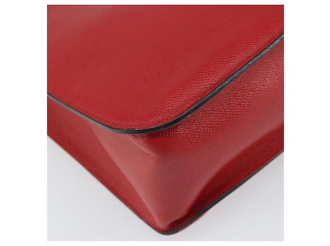 BALLY Borsa a Spalla in Pelle Rossa Dorata Auth 149841 Rosso D'oro - vista 16
