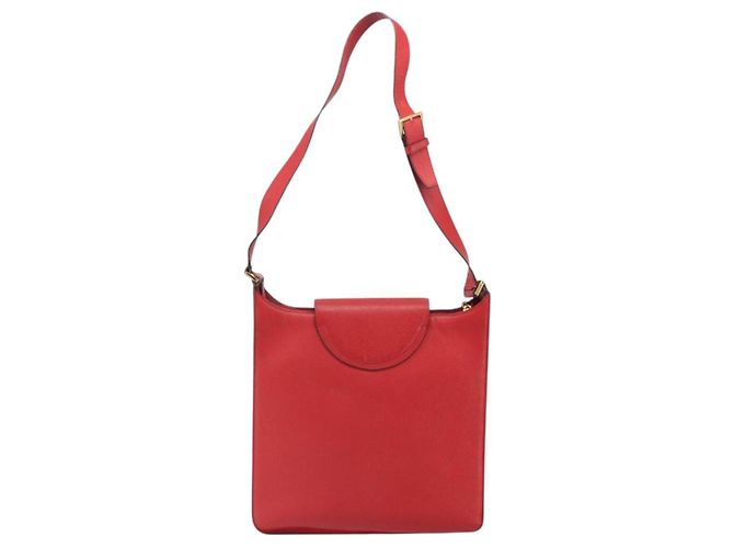 BALLY Borsa a Spalla in Pelle Rossa Dorata Auth 149841 Rosso D'oro - vista 2