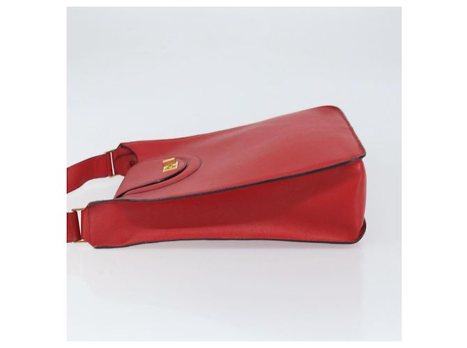 BALLY Borsa a Spalla in Pelle Rossa Dorata Auth 149841 Rosso D'oro - vista 4