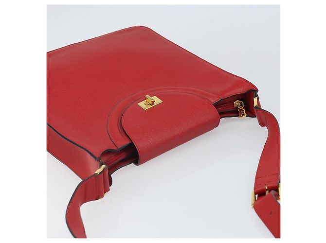 BALLY Borsa a Spalla in Pelle Rossa Dorata Auth 149841 Rosso D'oro - vista 6