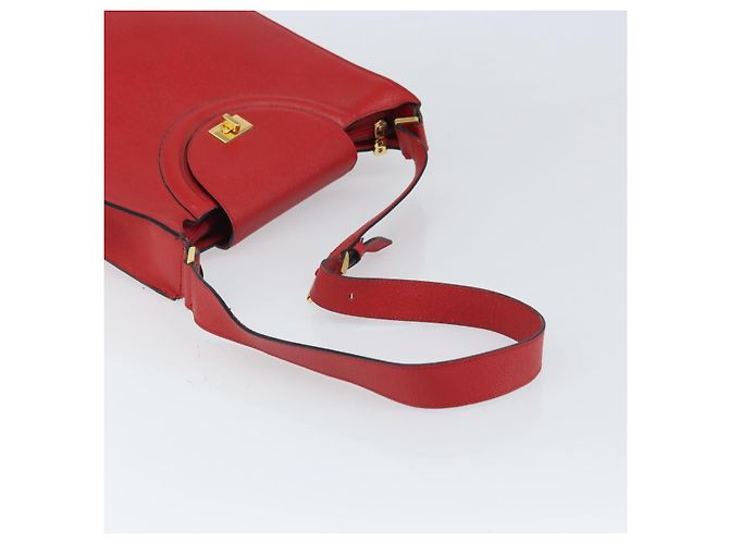 BALLY Borsa a Spalla in Pelle Rossa Dorata Auth 149841 Rosso D'oro - vista 7