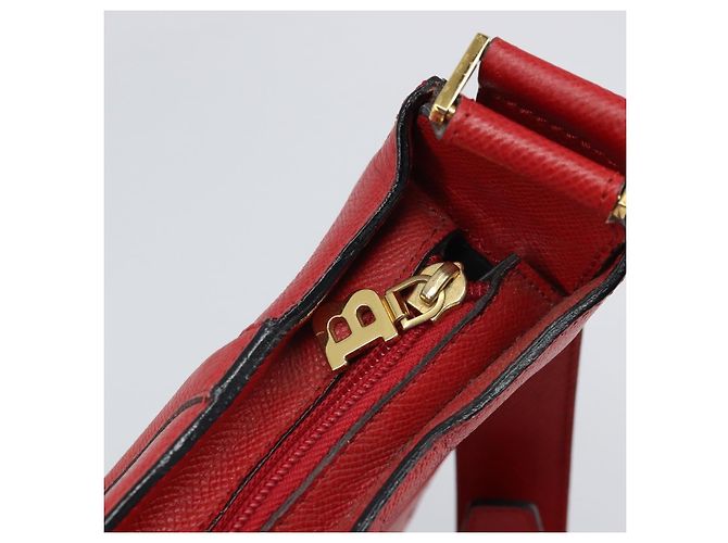BALLY Borsa a Spalla in Pelle Rossa Dorata Auth 149841 Rosso D'oro - vista 9