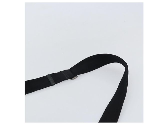 Borsa a spalla GUCCI GG in PVC Nero Argento 211107 Auth 169076 - vista 8