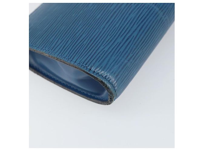 LOUIS VUITTON Epi Pochette Accessori Pouch Blu M52985 LV Auth 169639 - vista 14