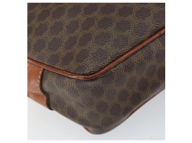 Céline Borsa a Spalla in Tela Macadam CELINE PVC Beige Oro Auth 169463 D'oro - vista 15