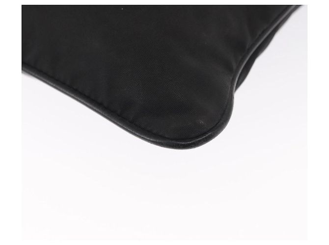 Borsa a Spalla PRADA Nylon Nero Argento Autentica 166684 - vista 14