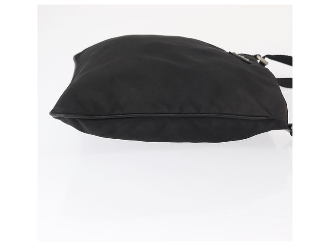 Borsa a Spalla PRADA Nylon Nero Argento Autentica 166684 - vista 3