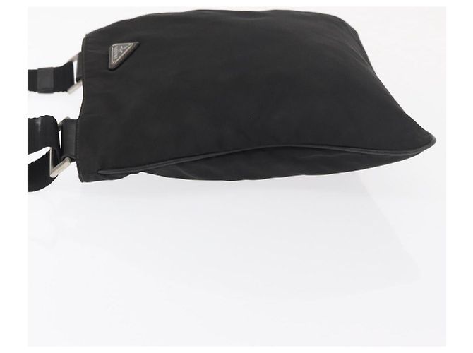 Borsa a Spalla PRADA Nylon Nero Argento Autentica 166684 - vista 4