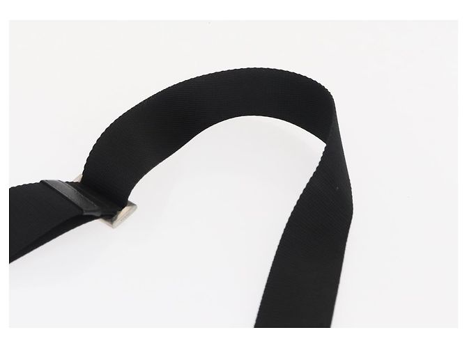 Borsa a Spalla PRADA Nylon Nero Argento Autentica 166684 - vista 8