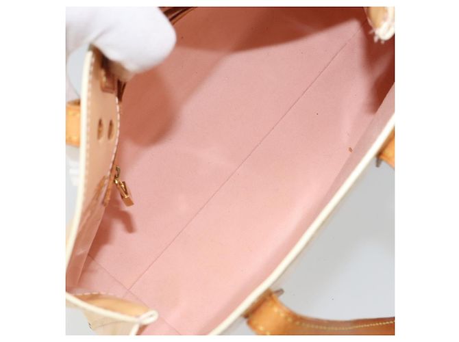 LOUIS VUITTON Borsa Reade PM Monogram Vernis Rosa Marshmallow M91306 Auth hk3342 - vista 11