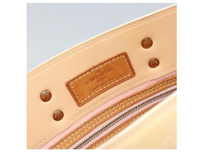 LOUIS VUITTON Borsa Reade PM Monogram Vernis Rosa Marshmallow M91306 Auth hk3342 - vista 17