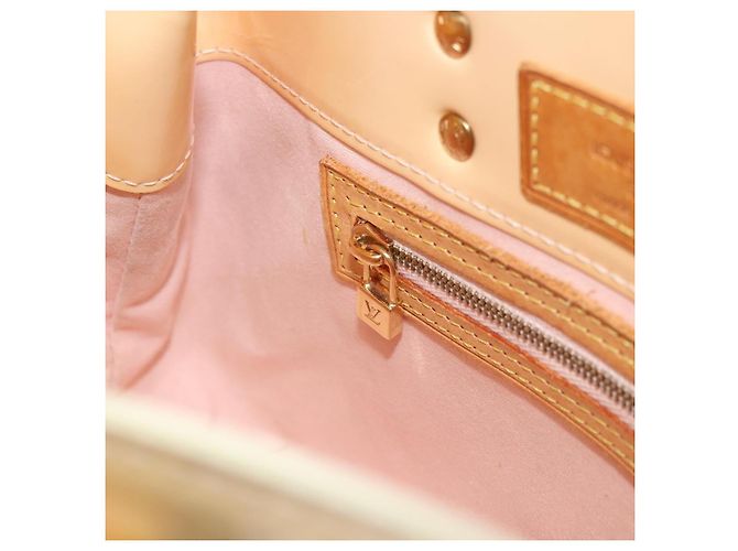 LOUIS VUITTON Borsa Reade PM Monogram Vernis Rosa Marshmallow M91306 Auth hk3342 - vista 20