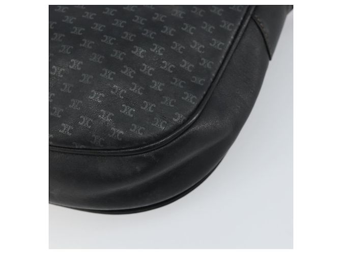 Céline Borsa a Spalla CELINE in Pelle Nera e Oro Auth bs33071 Nero D'oro - vista 15