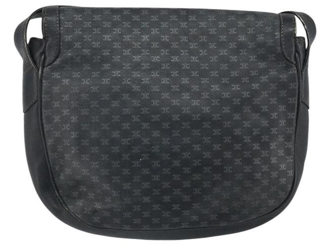Céline Borsa a Spalla CELINE in Pelle Nera e Oro Auth bs33071 Nero D'oro - vista 2