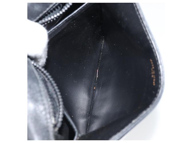 Céline Borsa a Spalla CELINE in Pelle Nera e Oro Auth bs33071 Nero D'oro - vista 23