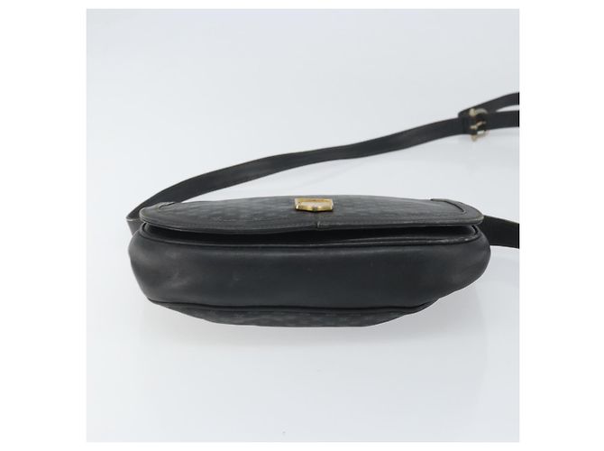 Céline Borsa a Spalla CELINE in Pelle Nera e Oro Auth bs33071 Nero D'oro - vista 5