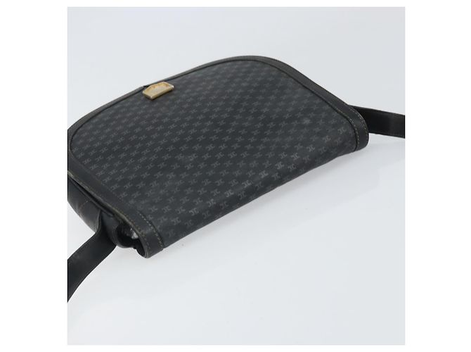 Céline Borsa a Spalla CELINE in Pelle Nera e Oro Auth bs33071 Nero D'oro - vista 6
