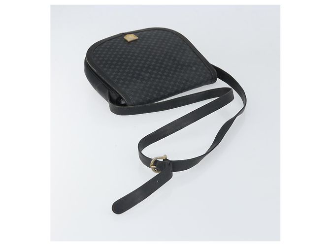 Céline Borsa a Spalla CELINE in Pelle Nera e Oro Auth bs33071 Nero D'oro - vista 7