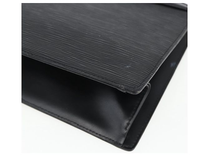 LOUIS VUITTON Pochette Crete Epi Nera M48402 LV Auth 171381 Nero - vista 15