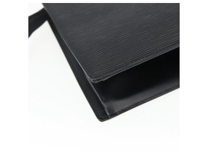 LOUIS VUITTON Pochette Crete Epi Nera M48402 LV Auth 171381 Nero - vista 16