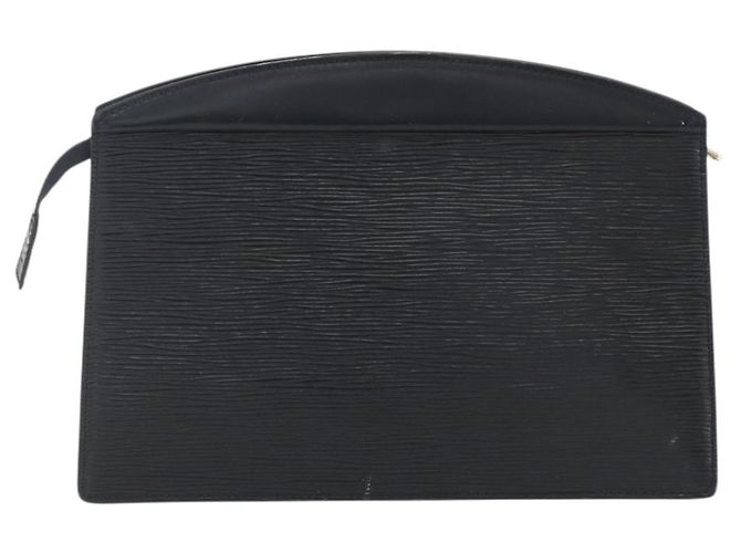 LOUIS VUITTON Pochette Crete Epi Nera M48402 LV Auth 171381 Nero - vista 2
