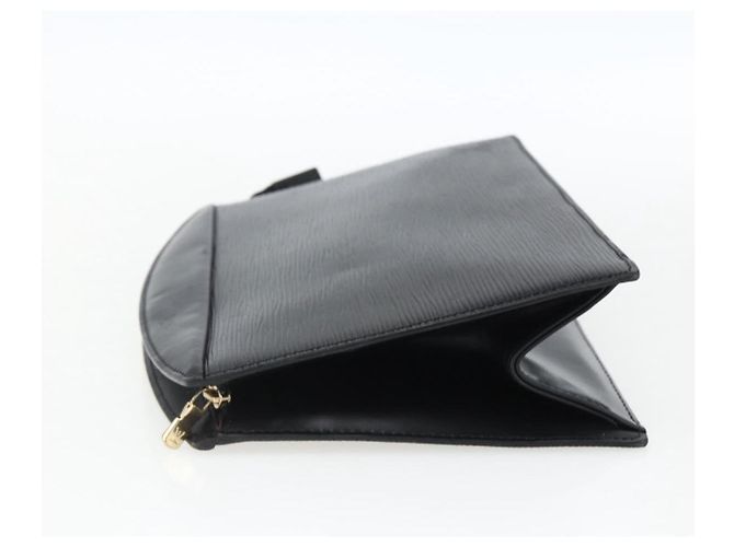 LOUIS VUITTON Pochette Crete Epi Nera M48402 LV Auth 171381 Nero - vista 3