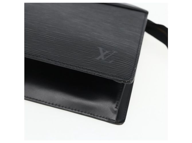LOUIS VUITTON Pochette Crete Epi Nera M48402 LV Auth 171381 Nero - vista 7