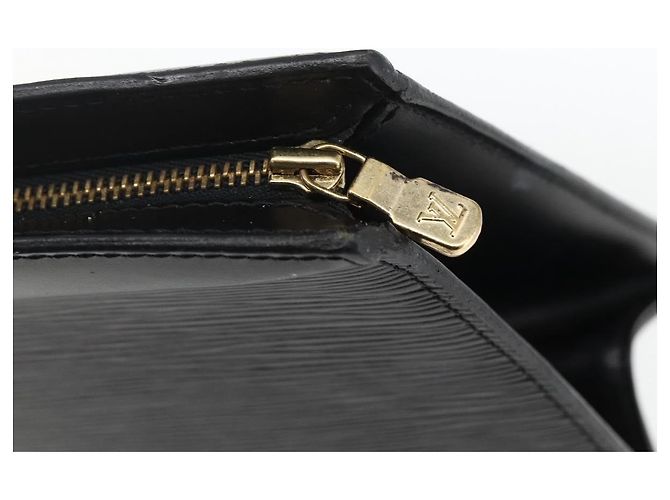 LOUIS VUITTON Pochette Crete Epi Nera M48402 LV Auth 171381 Nero - vista 8