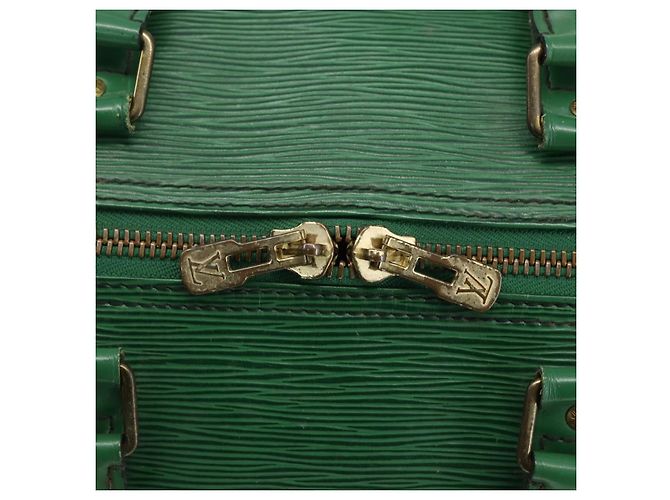 LOUIS VUITTON Epi Keepall 55 Borsa Boston Verde M42954 LV Auth ka2185 - vista 10