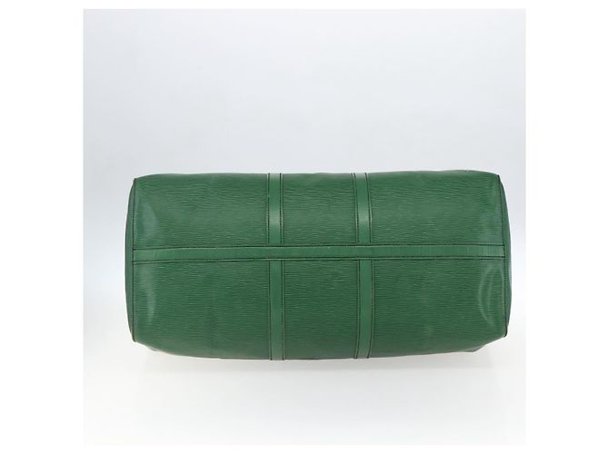 LOUIS VUITTON Epi Keepall 55 Borsa Boston Verde M42954 LV Auth ka2185 - vista 5