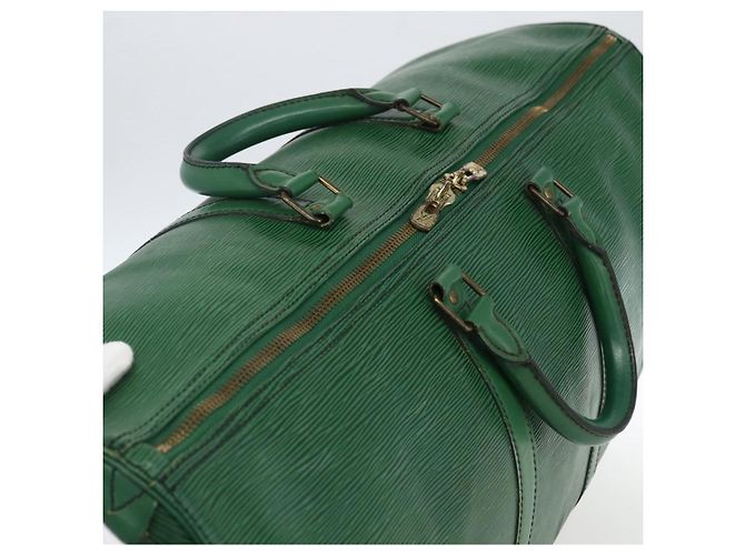 LOUIS VUITTON Epi Keepall 55 Borsa Boston Verde M42954 LV Auth ka2185 - vista 6
