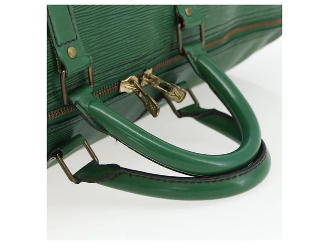 LOUIS VUITTON Epi Keepall 55 Borsa Boston Verde M42954 LV Auth ka2185 - vista 7