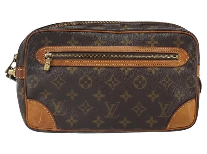 LOUIS VUITTON Clutch Marly Dragonne GM Monogram M51825 LV Auth ka2175 Monogramma - vista 13