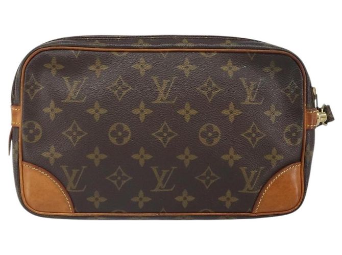 LOUIS VUITTON Clutch Marly Dragonne GM Monogram M51825 LV Auth ka2175 Monogramma - vista 2
