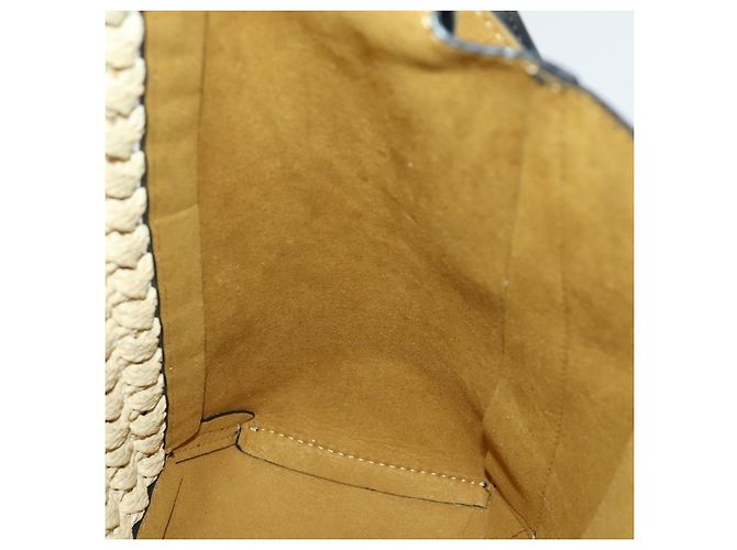 Autre Marque Borsa a Spalla Stella McCartney in Pelle di Paglia Beige Oro Auth 165555 D'oro - vista 18