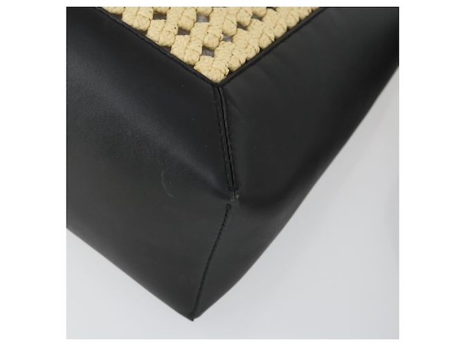 Autre Marque Borsa a Spalla Stella McCartney in Pelle di Paglia Beige Oro Auth 165555 D'oro - vista 9