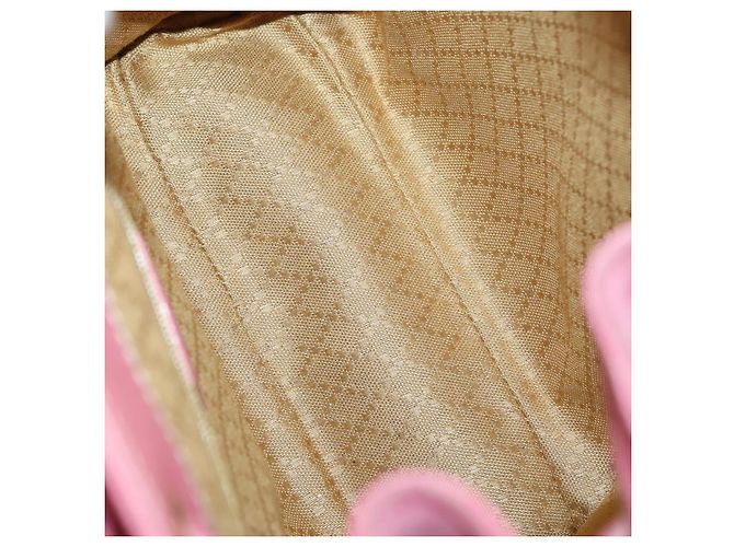 Bamboo Zaino in Bambù GUCCI Camoscio Rosa Oro 003 2034 0030 Auth BA9946 D'oro - vista 11