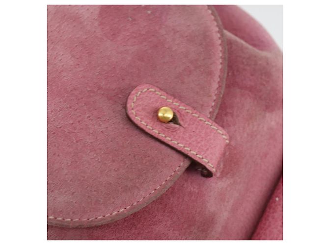 Bamboo Zaino in Bambù GUCCI Camoscio Rosa Oro 003 2034 0030 Auth BA9946 D'oro - vista 19