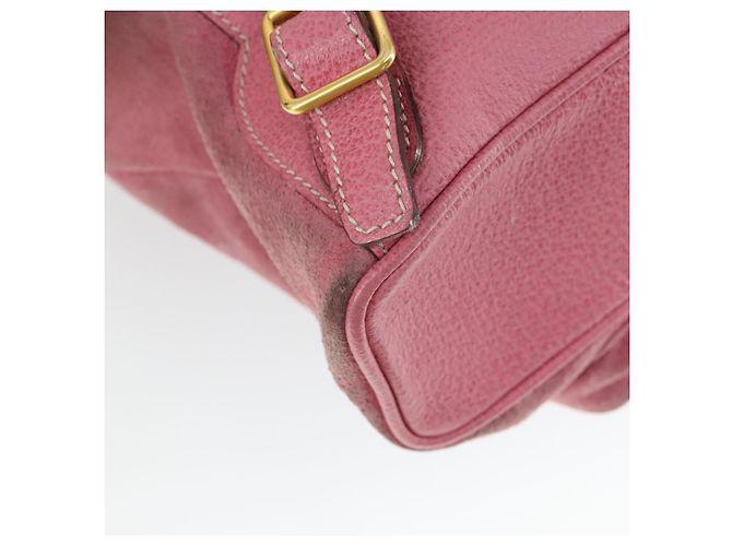 Bamboo Zaino in Bambù GUCCI Camoscio Rosa Oro 003 2034 0030 Auth BA9946 D'oro - vista 9