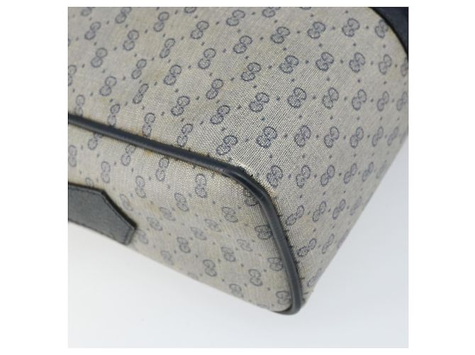 Gucci Borsa Sherry Line Micro GG Supreme in PVC Navy Gold 001 56 0852 Auth am10608 D'oro Blu navy - vista 16
