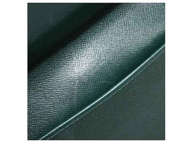 LOUIS VUITTON Clutch Posh Papier Taiga Épicea M64338 LV Auth bs33012 - vista 10
