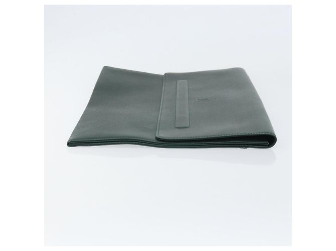 LOUIS VUITTON Clutch Posh Papier Taiga Épicea M64338 LV Auth bs33012 - vista 3