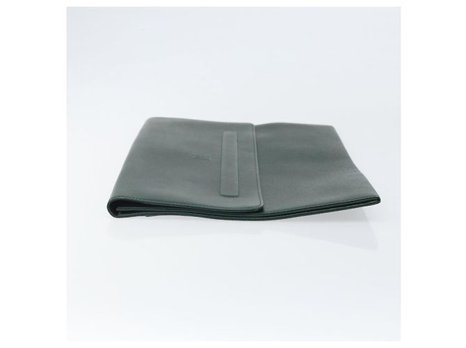 LOUIS VUITTON Clutch Posh Papier Taiga Épicea M64338 LV Auth bs33012 - vista 4