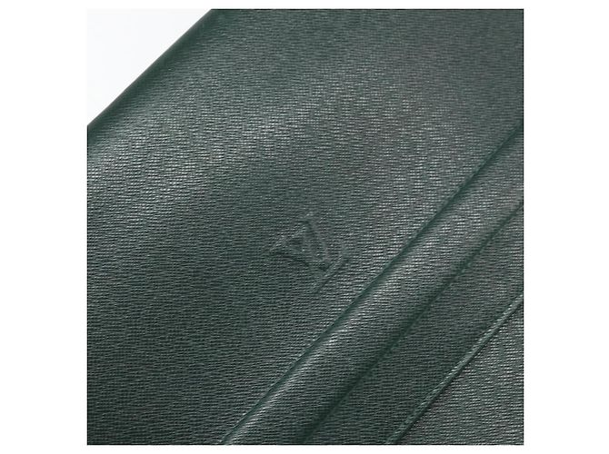 LOUIS VUITTON Clutch Posh Papier Taiga Épicea M64338 LV Auth bs33012 - vista 8