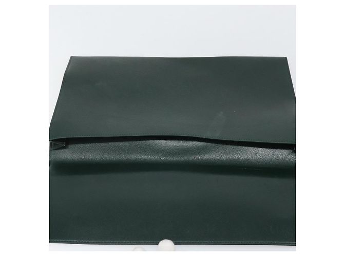 LOUIS VUITTON Clutch Posh Papier Taiga Épicea M64338 LV Auth bs33012 - vista 9