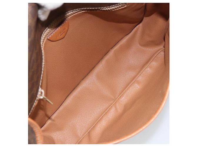 Céline Borsa a spalla in tela Macadam CELINE in pelle PVC marrone oro Auth 170628 D'oro - vista 11