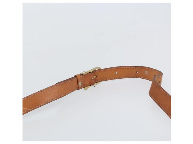 Céline Borsa a spalla in tela Macadam CELINE in pelle PVC marrone oro Auth 170628 D'oro - vista 8