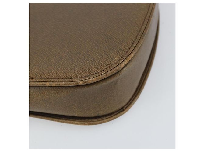 Borsa a mano GUCCI in pelle marrone dorato Auth ep13233 D'oro - vista 16