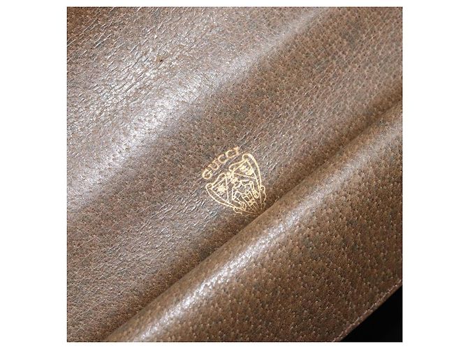 Borsa a mano GUCCI in pelle marrone dorato Auth ep13233 D'oro - vista 17