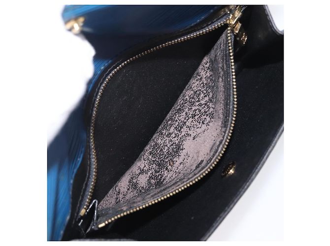 LOUIS VUITTON Clutch Epi Montaigne 23 Blu M52665 LV Auth 171350 - vista 11